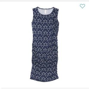 NWT Loveapella Drape Front Printed Dress